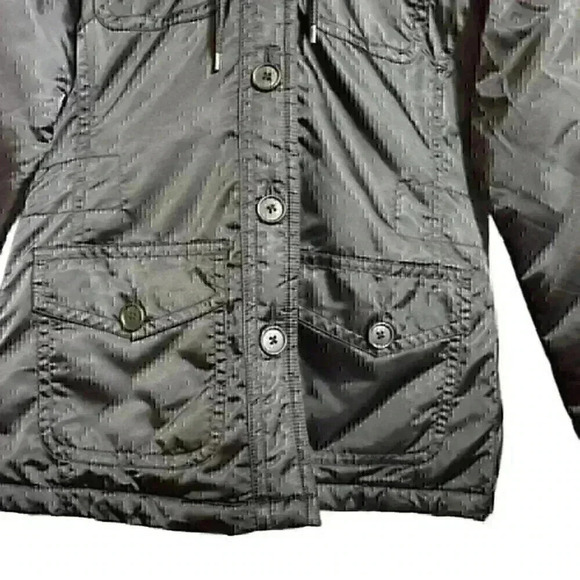 Gap Down Filled Quilted Jacket in Black Sz X-Small - Picture 6 of 7